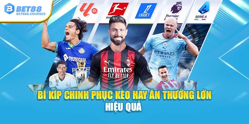Bí kíp chinh phục kèo hay ăn thưởng lớn hiệu quả 