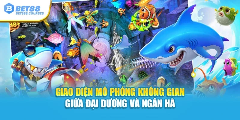 Giao diện mô phỏng không gian giữa đại dương và ngân hà
