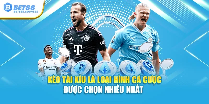 Kèo tài xỉu là loại hình cá cược được chọn nhiều nhất 